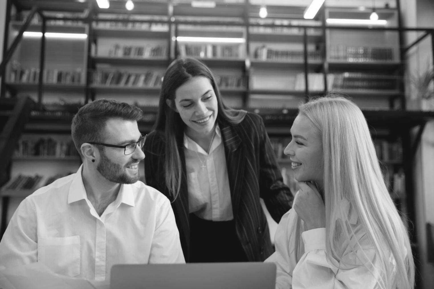 Students working on network configuration in hands-on learning environment